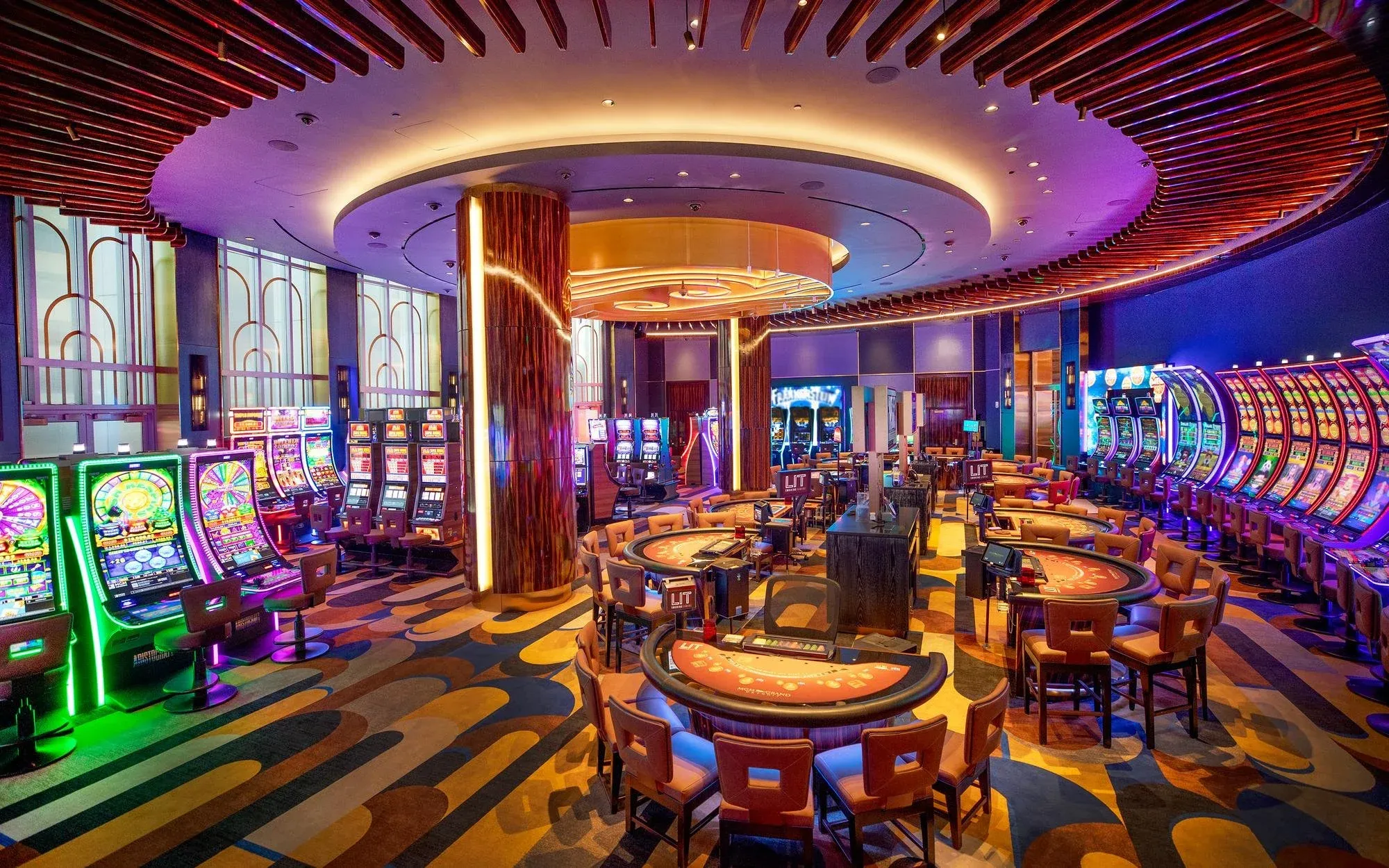 Roulette-Rad in einem Online-Casino